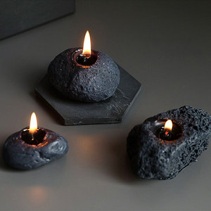 Meteorite Aromatherapy Candle Container