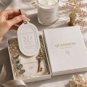 Custom Ceramic Aroma Diffuser Tablets Scented Plaster Tablet Essential Oil Diffuser Gypsum Stone Home & Car Air Freshener Gifts