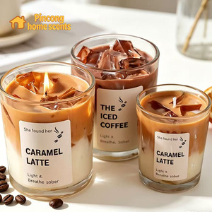 Handmade Creative Gift Iced Coffee Candle Aromatherapy Wax Candle