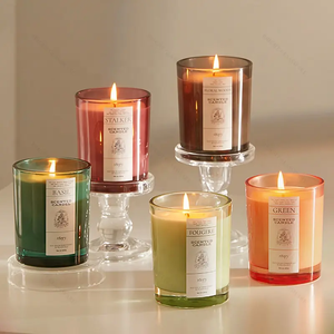 Electroplated Modern Luxury Glass Candle Holder