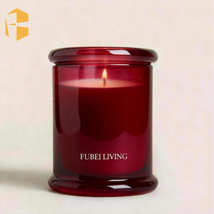 Straight Translucent Colored Glass Jars