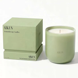 AIKUN Customized Box Design Large Strong Scented Oil Candle