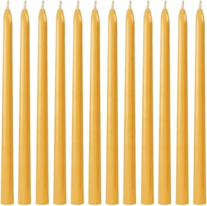 Beeswax Taper Scented Candles Handmade 8 inch Dripless Taper Stick Church Candle