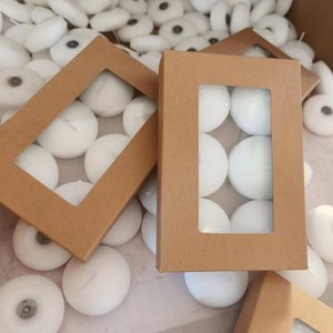 Romantic Wedding Hotel Floating Wax Tea Scented Water Candle Small Paraffin Wax Birthday Celebration Candle
