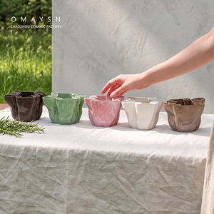 Irregular Ceramic Candle Jar