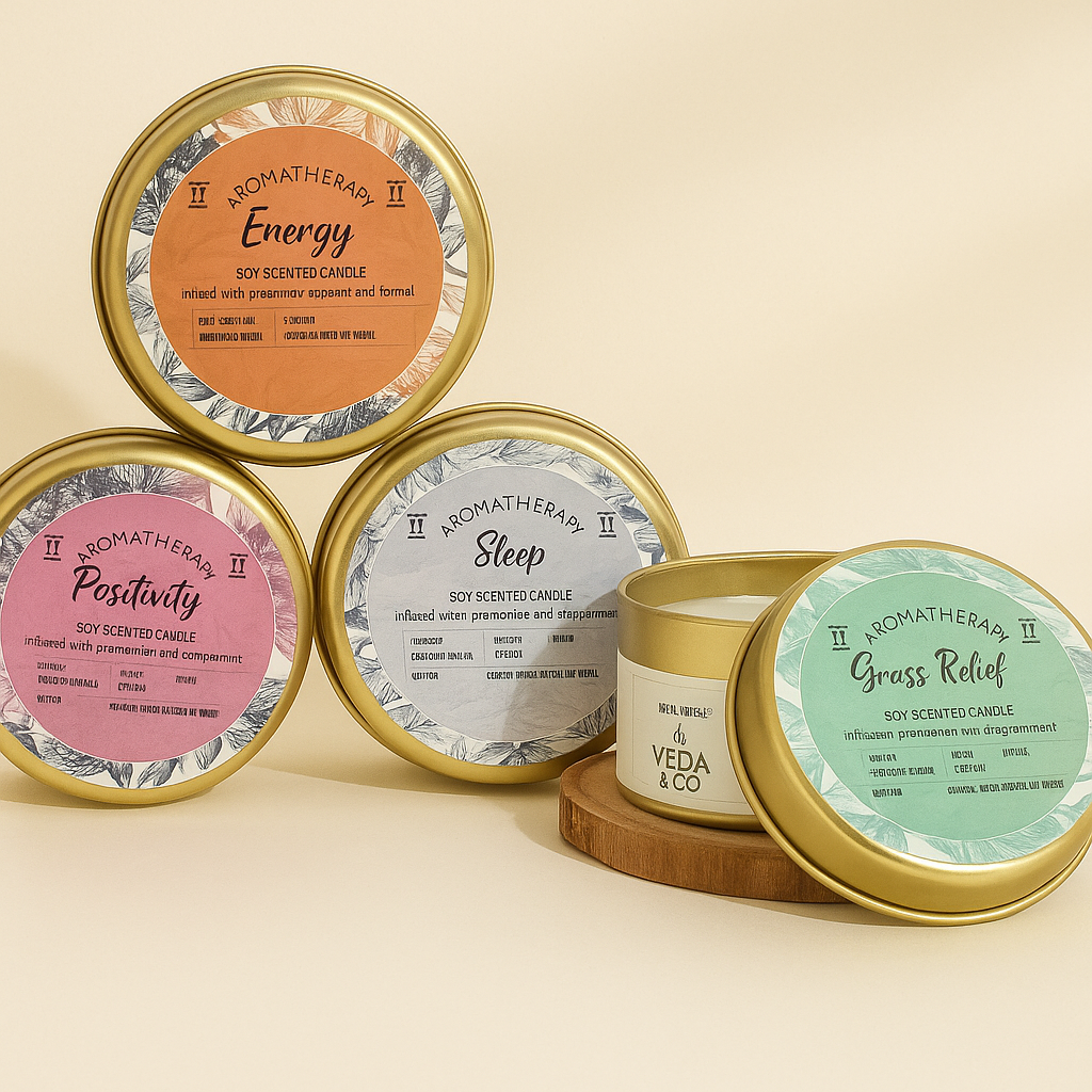 3oz Aromatherapy Travel Tin Candle Bulk Scented Candle Manufacturer