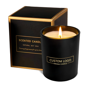 Customized Luxury Organic Custom Logo Natural Gift Aromatherapy Soy Wax Candle