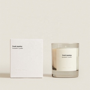 Luxury Home Decor Private Label Wedding 8oz Bulk Order Non Toxic Soy Wax Scented Candle Gift Set