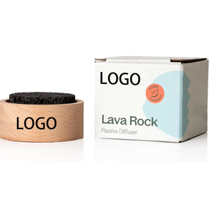 Custom Logo Aroma Stone Diffuser Lava Rock Passive Diffuser For Essential Oils Great Decorating At Home Office Car Gift-Giving